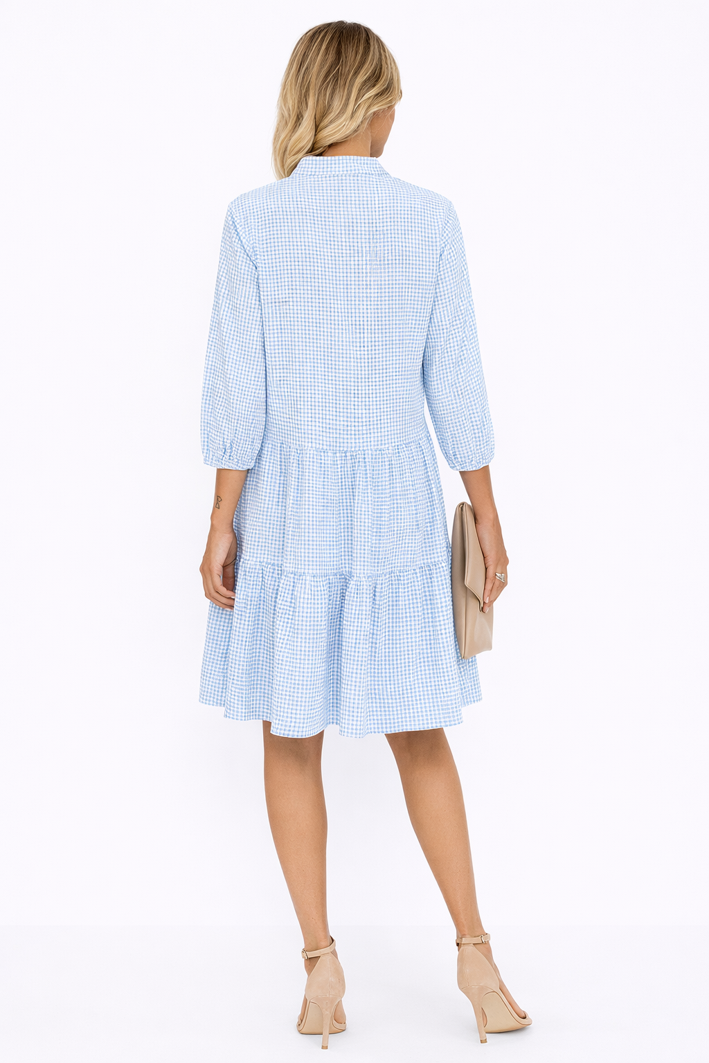 Zuri | Robe Mini Style Chemise Loose à Col V pour Femmes